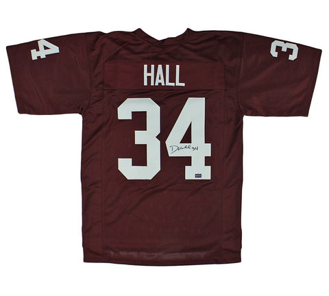 Dante Hall Signed Texas A&M Custom Maroon Jersey