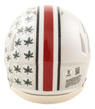 Justin Fields Signed Ohio State Mini Speed Helmet BAS
