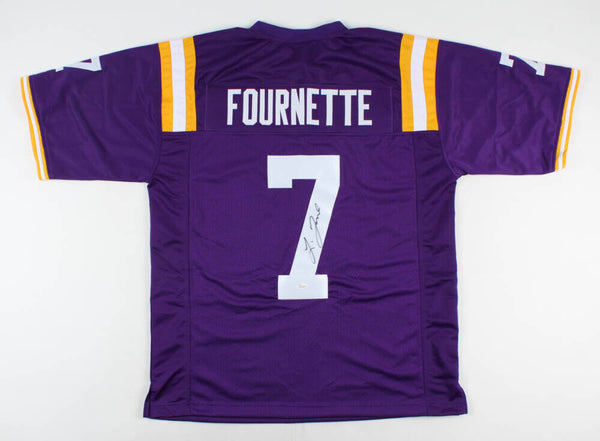 Leonard Fournette Signed LSU Tigers Jersey COA) Tampa Bay