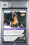 Lakers Shaquille O'Neal Signed 2018 Panini Prizm RW&B #35 Card Auto 10! BAS Slab