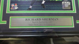 RICHARD SHERMAN AUTOGRAPHED SIGNED FRAMED 8X10 PHOTO SEAHAWKS RS HOLO 90585