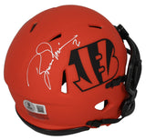Boomer Esiason Autographed Cincinnati Bengals Mini Speed 'RAVE' Helmet Beckett