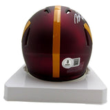 Brian Robinson, Jr Autographed/Signed Mini Helmet Washington Commanders 200061