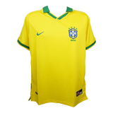 Roberto Carlos Signed Brazil Home Soccer Jersey #6 with Beckett Witness