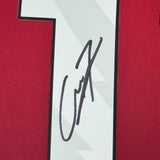 Framed Autographed/Signed Alejandro Garnacho 35x39 ManU Jersey BAS COA 3