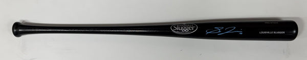 Brewers SAL FRELICK Signed Louisville Slugger Black Bat AUTO - BAS