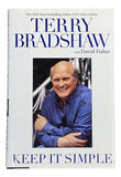 Terry Bradshaw Signed Keep It Simple Book BAS