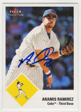 Aramis Ramirez Autographed Cubs 2003 Fleer Tradition Update Card #78 -SS COA