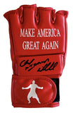 Chuck "Iceman" Liddell Signed "Make America Great Again" MMA Glove (PSA)