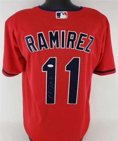 Jose Rameriz Signed Cleveland Indians Jersey (JSA COA) 4xAll Star 3rd Baseman