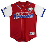 Dominican Republic Vladimir Guerrero Jr. Signed Red Majestic All Star Jersey JSA