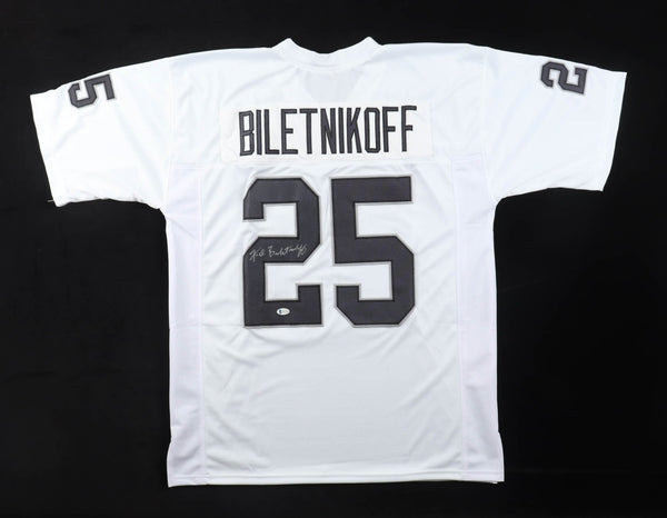 Fred Biletnikoff Signed Raiders Jersey (Beckett COA) Oakland's #1 WR 1965-1978