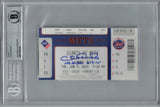 Chris Heston Signed San Francisco Giants Club Level Ticket No Hitter BAS 25261