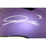Jordan Addison Autographed Minnesota Vikings F/S Helmet Beckett Witness 51154