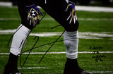 Ray Lewis Signed Ravens 16x20 Stance Photo w/Last to Wear 52- Beckett W Hologram
