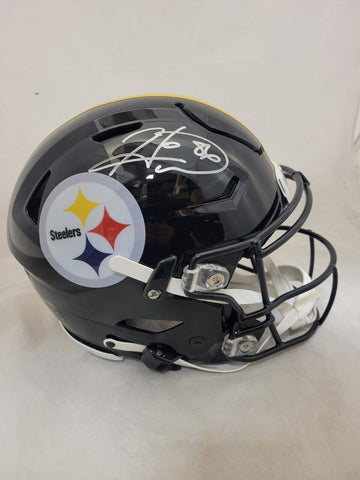 HINES WARD SIGNED PITTSBURGH STEELERS SPEEDFLEX AUTHENTIC HELMET BECKETT QR