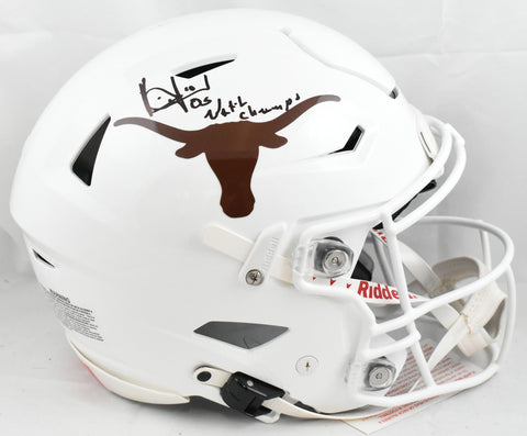 Vince Young Signed UT Longhorns F/S SpeedFlex Helmet 05 Natl Champs- Beckett W