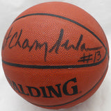Wilt Chamberlain Autographed Spalding Basketball Lakers Beckett QR #AC74587