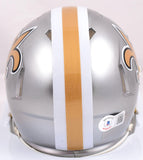 Derek Carr Autographed New Orleans Saints Flash Speed Mini Helmet-Beckett W Holo