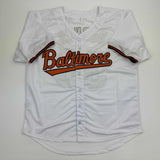 Autographed/Signed Corbin Burnes Baltimore White Jersey Beckett BAS COA