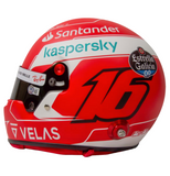 Charles Leclerc Signed Formula 1 Ferrari Helmet 1:2 Scale with Beckett COA