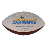 Ladd McConkey Signed Los Angeles Chargers Football (Beckett) 2024 2nd Round Pick