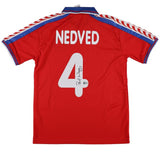 Pavel Nedved Signed Czech Republic Puma Soccer Jersey BAS