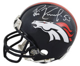 Broncos Bill Romanowski Authentic Signed VSR4 Rep Mini Helmet BAS #BV01193