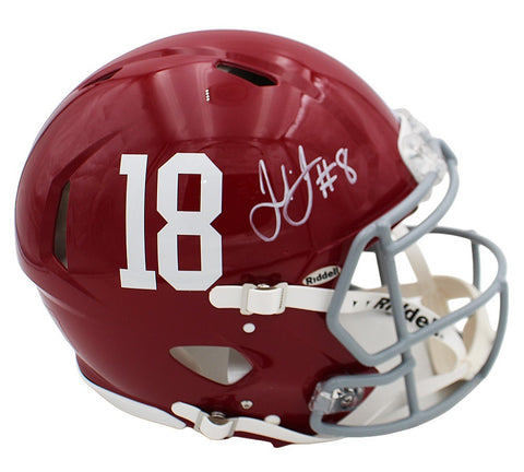 Julio Jones Signed Alabama Crimson Tide Speed Authentic #18 NCAA Helmet