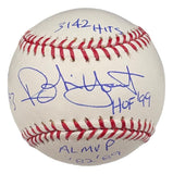 Robin Yount Brewers Signed Official MLB Baseball w/ 4 Inscriptions JSA