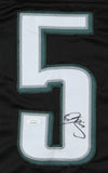 Donovan McNabb Signed Philadelphia Eagles Black Jersey (JSA COA) 6 X Pro Bowl QB
