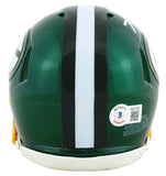 Packers Aaron Jones Authentic Signed Flash Speed Mini Helmet BAS Witnessed