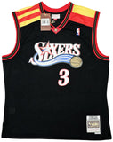 76ERS ALLEN IVERSON AUTOGRAPHED AUTHENTIC M&N 10-05-06 HWC JERSEY L BECKETT