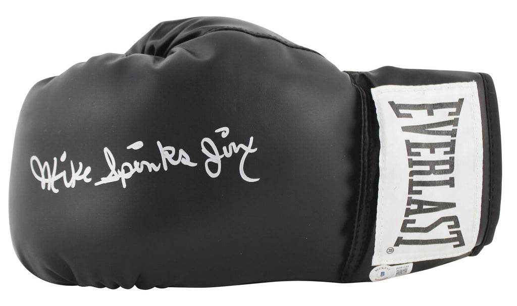 Michael Spinks Authentic Signed Left Hand Black Everlast Boxing Glove ...