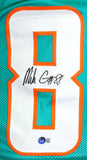 Mike Gesicki Autographed Teal Pro Style Jersey-Beckett W Hologram *Black
