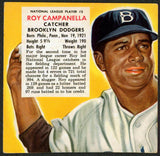 Dodgers Roy Campanella 1953 Red Man's All Star Series Trading Card No Tab