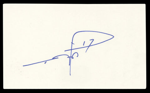Lakers Rick Fox Authentic Signed 3x5 Index Card Autographed BAS #BL98522