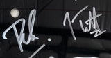 Joe Elliott Phil Collen Def Leppard Signed Black Guitar Pick Guard JSA ITP