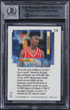 76ers Allen Iverson Signed 1996 Ultra #270 Rookie Card Auto 10! BAS Slabbed