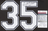 Frank Thomas Signed White Sox Nike Style Home Black Jersey (JSA COA) 500 HR Club