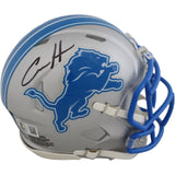 Aidan Hutchinson Autographed Detroit Lions Speed Mini Helmet Beckett 49106