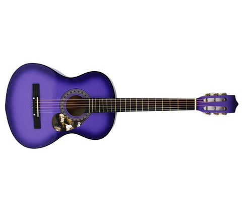 Shania Twain Signed 38" Purple Acoustic Guitar
