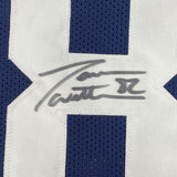 Autographed/Signed JASON WITTEN Dallas Thanksgiving Day Football Jersey BAS COA