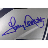 Tony Dorsett Autographed/Signed Dallas Cowboys F/S Helmet Beckett Witness 50753