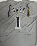 COREY HART Signed Custom Replica Gray MIL Jersey AUTO - Milwaukee Brewers - JSA