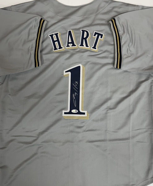 COREY HART Signed Custom Replica Gray MIL Jersey AUTO - Milwaukee Brewers - JSA