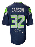 Chris Carson Signed Seattle Seahawks Nike Game Replica Jersey Fanatics