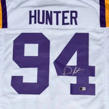 Danielle Hunter Signed LSU Tigers White Jersey (Beckett) Minnesota Vikings D.E