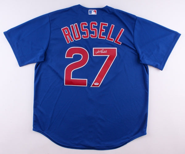 Addison Russell Signed Chicago Cubs Jersey (PSA) World Series Champion (2016)