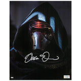 Adam Driver Autographed Star Wars Commander Kylo Ren 11x14 Close Up Photo